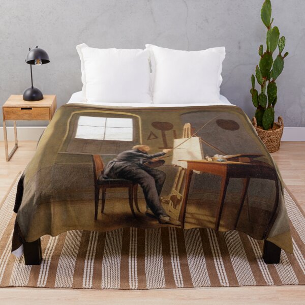 Item preview, The Artist In His Studio 1811 - Caspar David Friedrich designed and sold by Vintage Designs +.