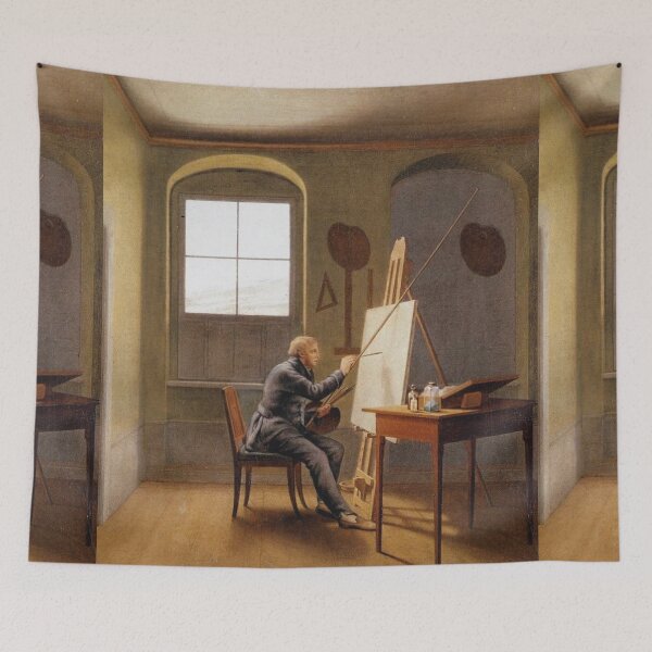 Item preview, The Artist In His Studio 1811 - Caspar David Friedrich designed and sold by Vintage Designs +.