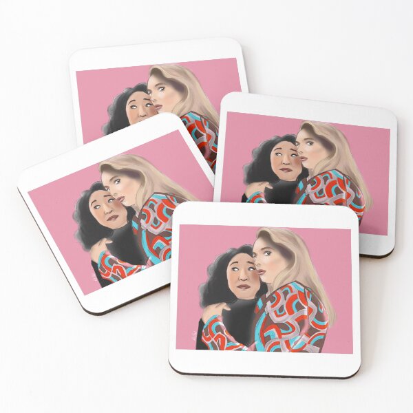 Item preview, KILLING EVE – eve & villanelle (fan art) designed and sold by ryoucereal.