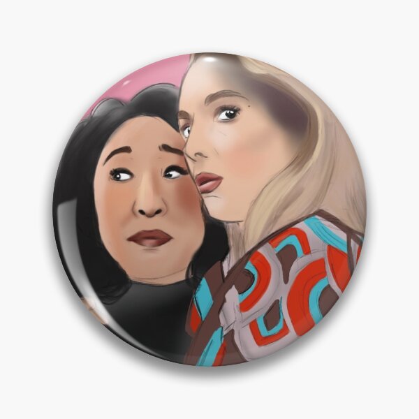 Item preview, KILLING EVE – eve & villanelle (fan art) designed and sold by ryoucereal.