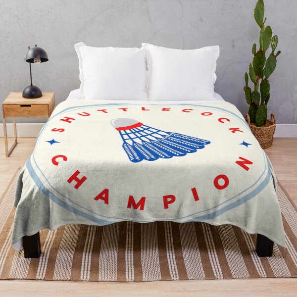 Item preview, SHUTTLECOCK CHAMPION Classic vintage sports design made funny - for badminton pride designed and sold by OK SKETCHY.