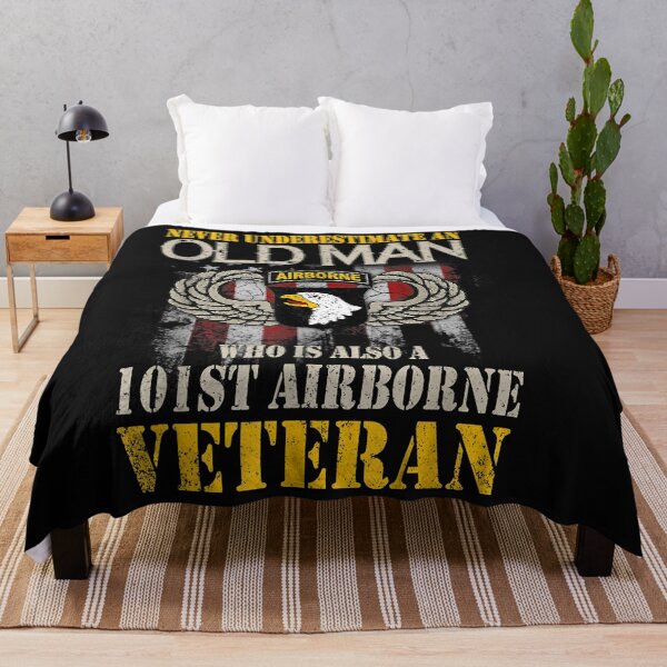 Item preview, Never Underestimate An Old Man 101st Airborne Veteran Gift designed and sold by Marmion434423.