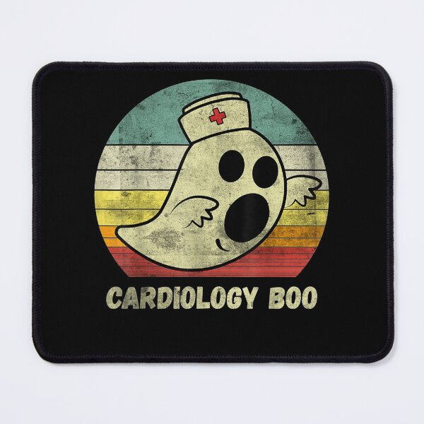 Item preview, Vintage Halloween Ghost Cardiology Boo Nurse Nursing Medical designed and sold by KajaSzulc.