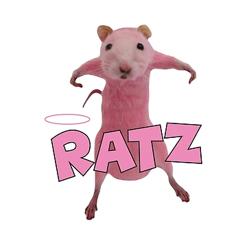 Imagen de la obra RATZ FUNNY RATT ROSA RATZ de FrosTshirt