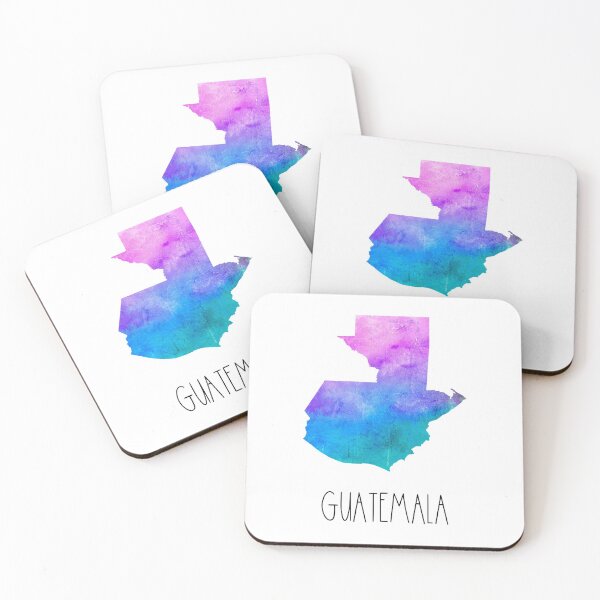 Item preview, Guatemala Watercolor Map - Guatemalan designed and sold by MountainD.