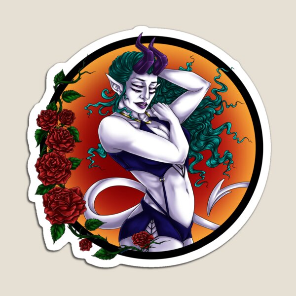 Item preview, Demoness - Sunrise designed and sold by Hibernalarts.