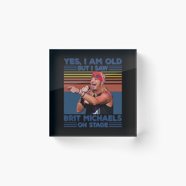 Item preview, Retro Retro Yes I'M Old But I Saw Bret Michaels On Stage Cool Gift designed and sold by ReannaReilly.