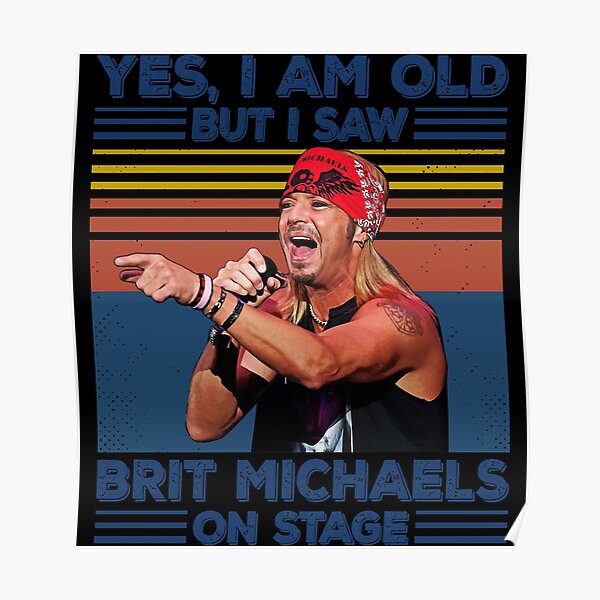 BRET MICHAELS Poster Vintage Hollywood 01 Multiple Sizes 
