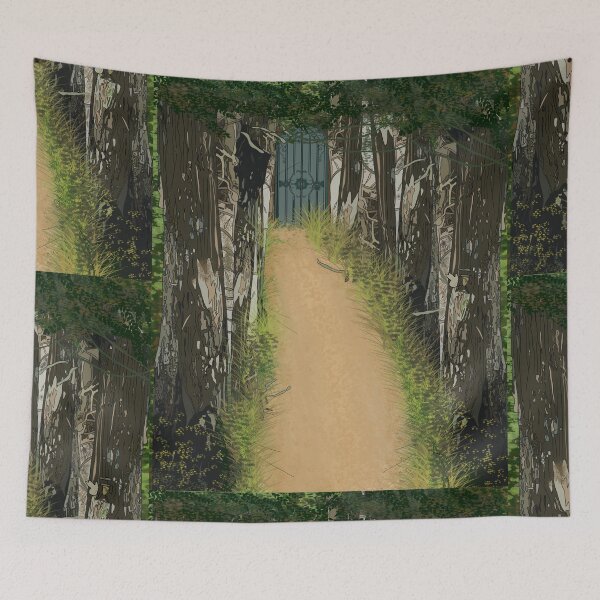 Item preview, Door in the woods designed and sold by Emyku.