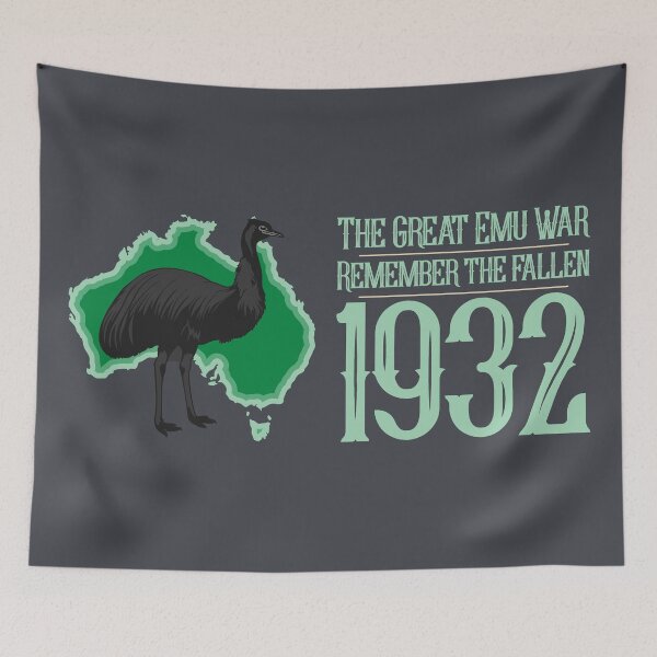 Item preview, The Great Emu War - remember the fallen designed and sold by BRU Design.