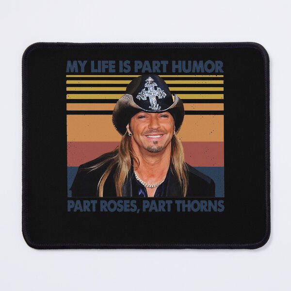 Item preview, Retro Tees Bret Michaels My Life Is Part Humor Part Roses  Part Thorns  Love Funny designed and sold by ReannaReilly.