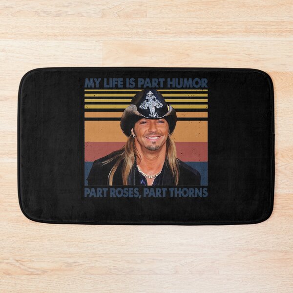 Item preview, Retro Tees Bret Michaels My Life Is Part Humor Part Roses  Part Thorns  Love Funny designed and sold by ReannaReilly.