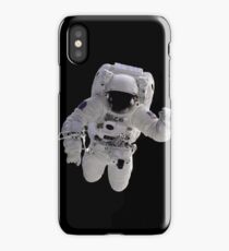 Astronaut on Black iPhone Case