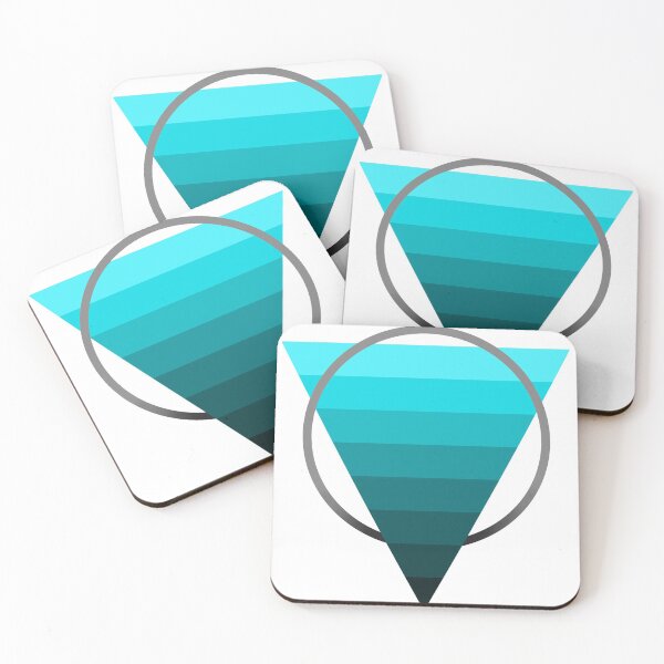 Item preview, Triangle With Cyan Color designed and sold by KheinJohn.