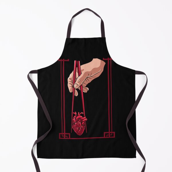 Item preview, Aesthetic Goth Anime Japanese Chopstick and Heart designed and sold by LochyshiArah.