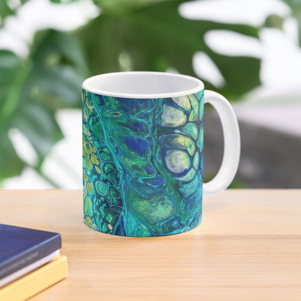 Acrylic Fluid Art Coffee Mug by Lauren