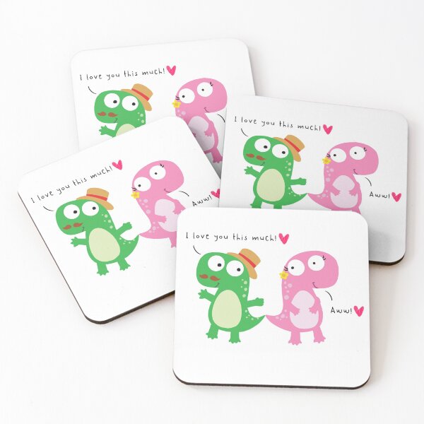 Item preview, Dinosaur love designed and sold by PuTaTeeShop.