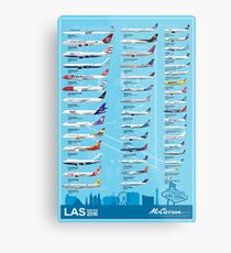 McCarran Airport Winter 2016 Poster Metal Print