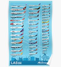 McCarran-Flughafen-Winter-Plakat 2016 Poster