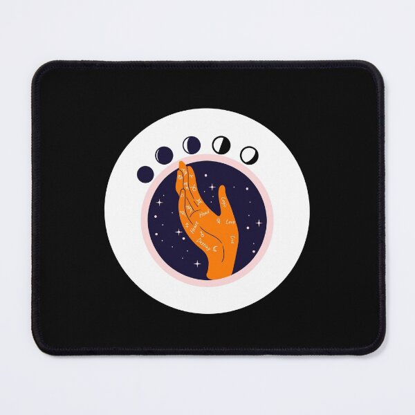 Item preview, Palm Reading Zodiac white Horoscope Star Sign Gift designed and sold by Hyper-Field.