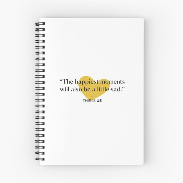 Item preview, The happiest moments will also be a little sad - This Is Us Quote designed and sold by hero4.