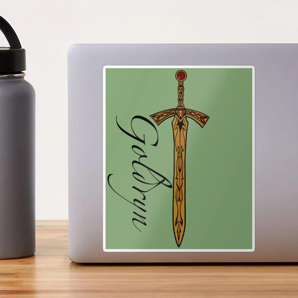 Throne of Glass Inspired: Goldryn Sword Metal Bookmark