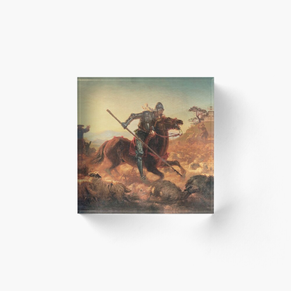 Vista previa del artículo con la obra «Bloque acrílico», diseñado y vendido por Geekimpact.