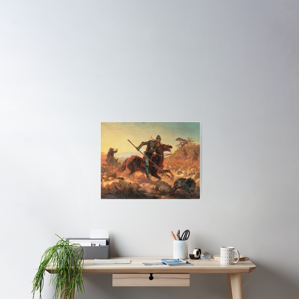 Vista previa del artículo con la obra «Póster», diseñado y vendido por Geekimpact.