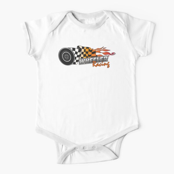 Upper Middle Bogan - Wheeler Racing 3 Short Sleeve Baby One-Piece