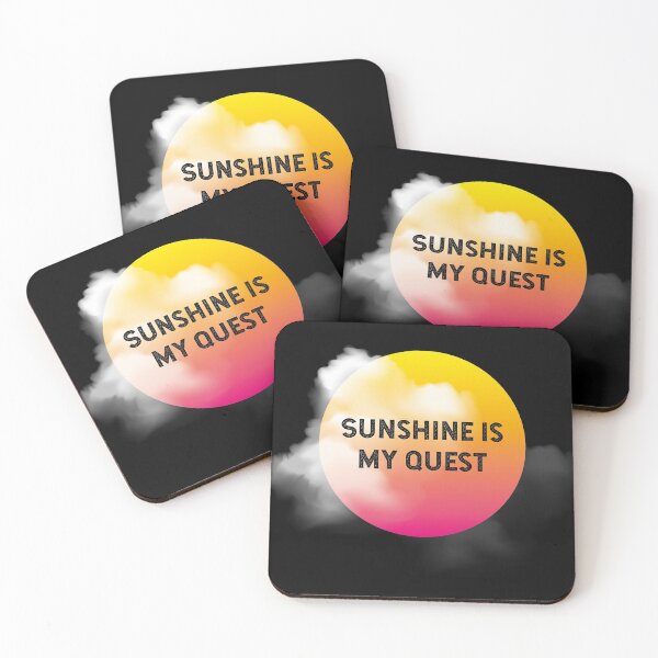 Item preview, Sunshine is my quest in Black designed and sold by GingerBest.