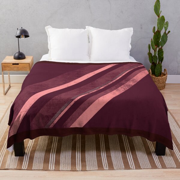 Item preview, Burgundy / Pink Roller Stripe Design designed and sold by TomSaturnV.
