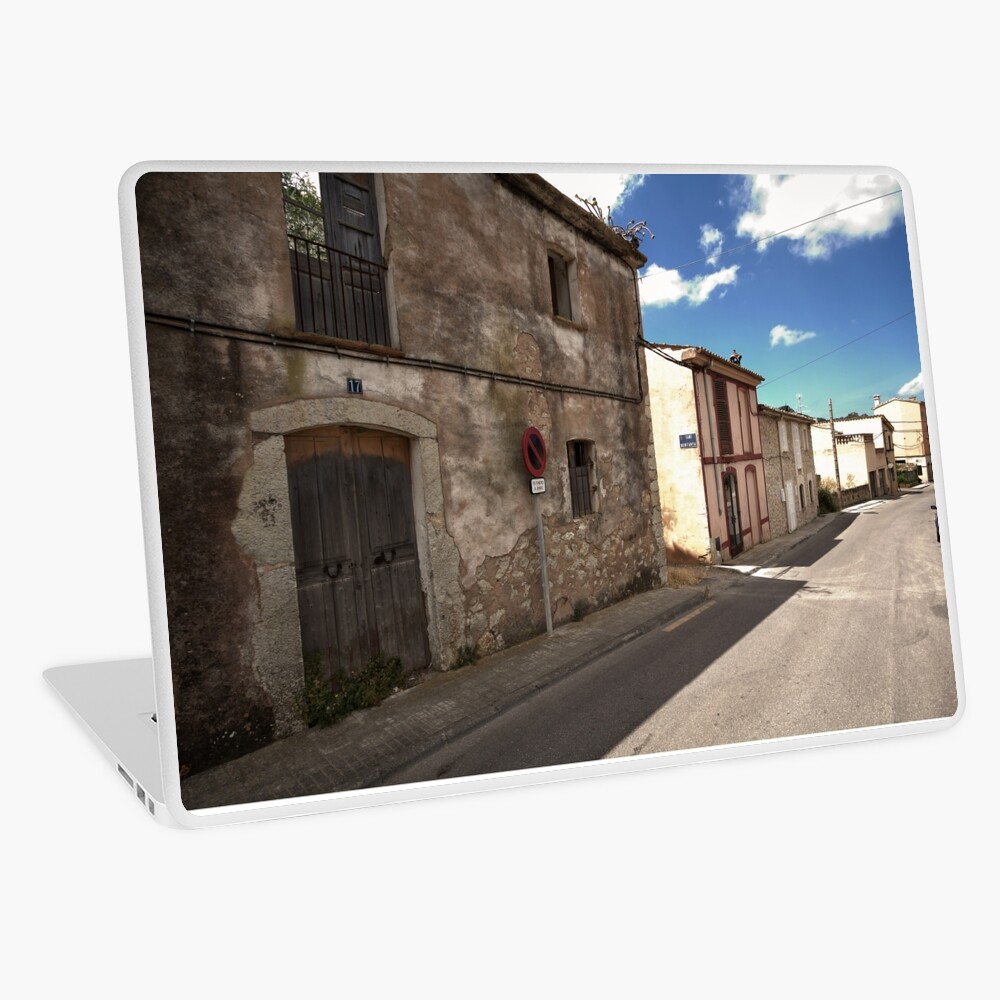 High Street of S'Arracó Laptop Skin