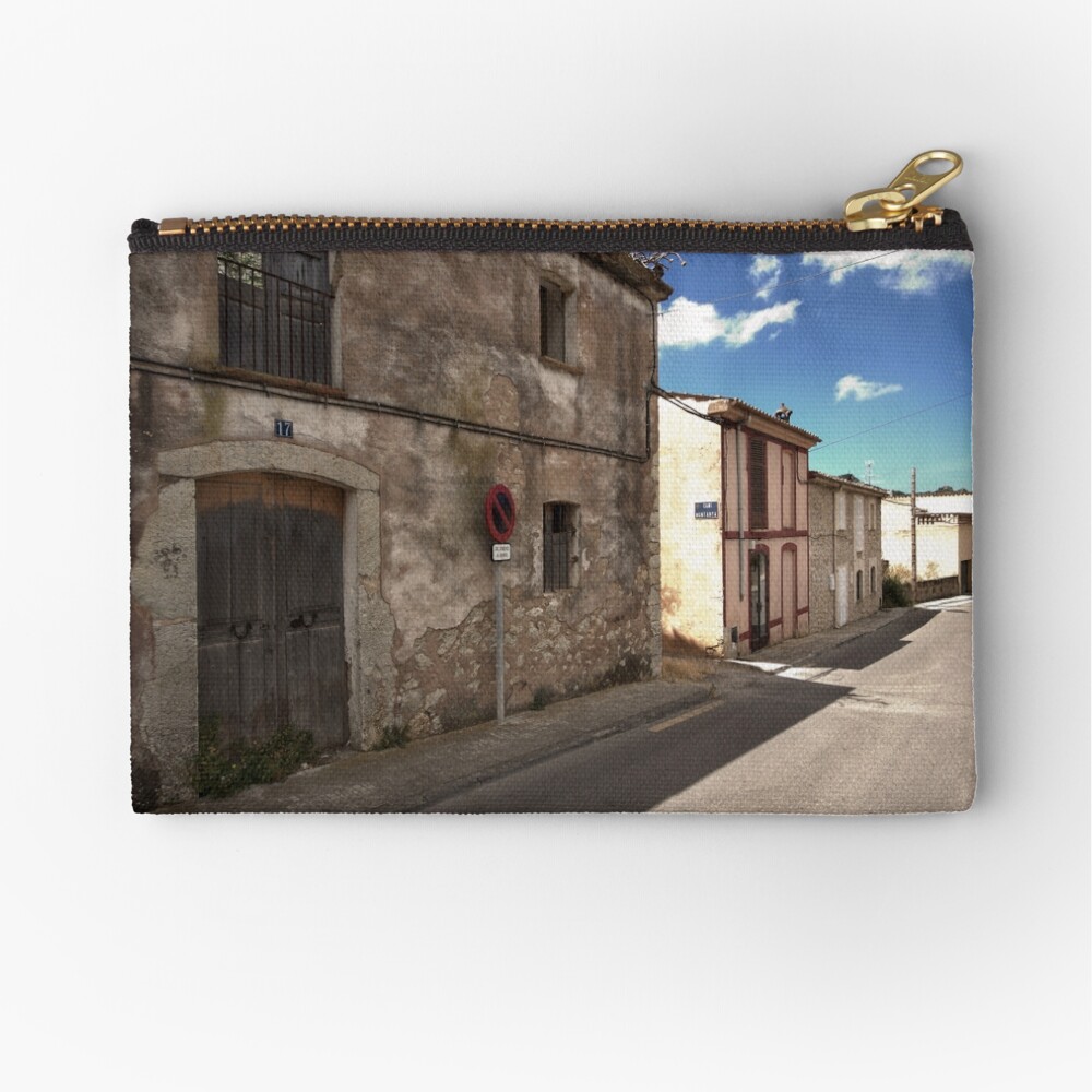 High Street of S'Arracó Zipper Pouch