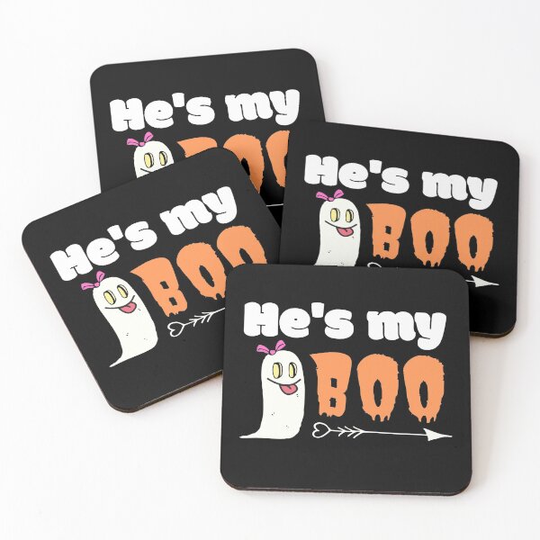 Item preview, He's my boo - he's my boyfriend - Halloween romance designed and sold by For the love of Pixels.