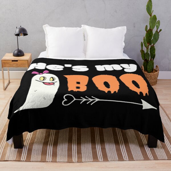 Item preview, He's my boo - he's my boyfriend - Halloween romance designed and sold by For the love of Pixels.