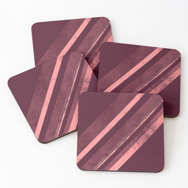 Item preview, Burgundy / Pink Roller Stripe Design  designed and sold by TomSaturnV.