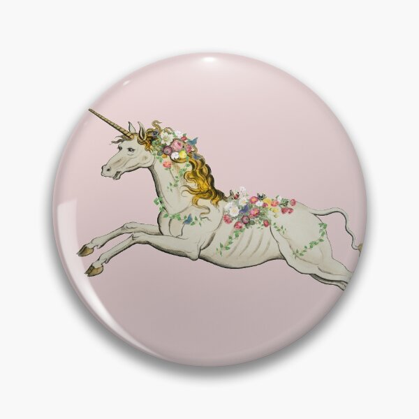 Item preview, Cute White Unicorn With Vintage Flowers And Butterflies designed and sold by TrulyEpoque.