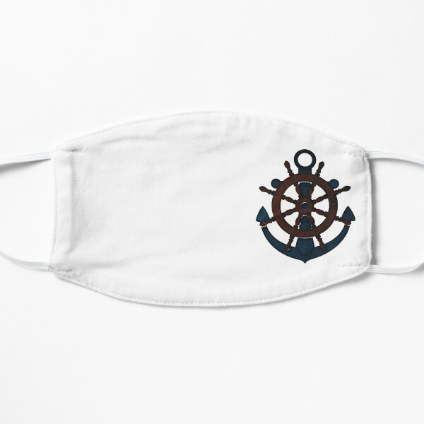 ships wheel Flat Mask