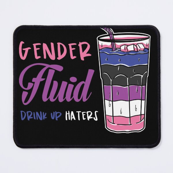 Item preview, Genderfluid Drink Up Haters Genderfluid Pride designed and sold by queerappear.