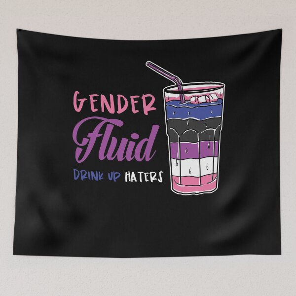 Item preview, Genderfluid Drink Up Haters Genderfluid Pride designed and sold by queerappear.