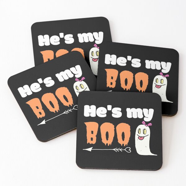 Item preview, He's my boo - he's my boyfriend - Halloween romance designed and sold by For the love of Pixels.