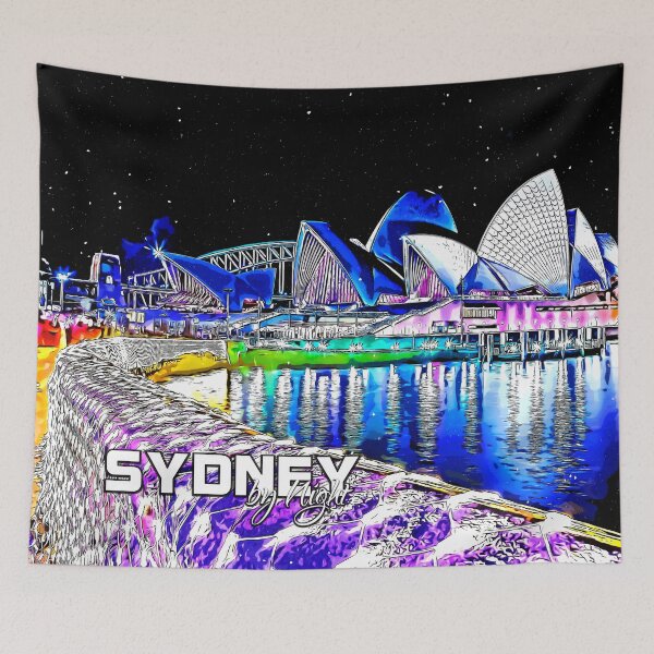 Item preview, Sydney By Night designed and sold by LRGraphics.