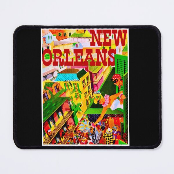 Item preview, NEW ORLEANS : Vintage Mardi Gras, Travel and Tourism Print designed and sold by posterbobs.