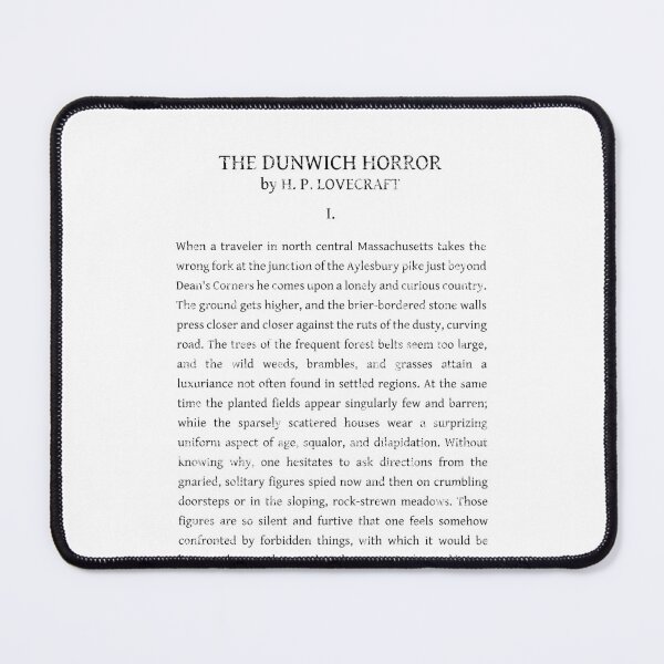 Item preview, DUNWICH HORROR EXCERPT designed and sold by Madjack Tees Kiwi SuperStore.