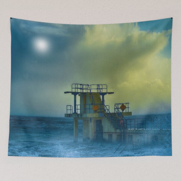 Item preview, Salthill Galway Battered by Storm Desmond designed and sold by CathalDevlin.
