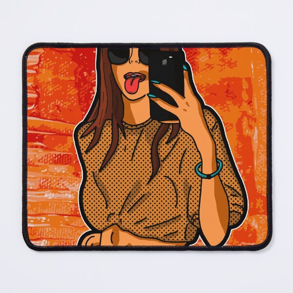 Item preview, Cartoon Girl with Tongue out designed and sold by Funkey.