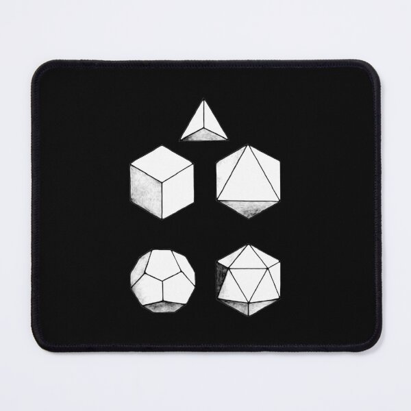 Item preview, Five Platonic Solids Geometry designed and sold by VilaPropuh.