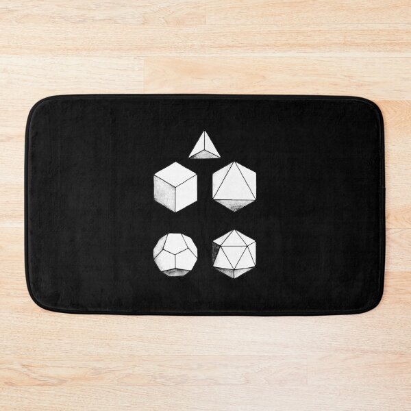 Item preview, Five Platonic Solids Geometry designed and sold by VilaPropuh.