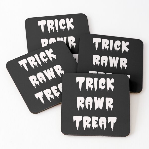 Item preview, Trick rawr treat funny halloween tshirt designed and sold by Hema Thilakaratne.