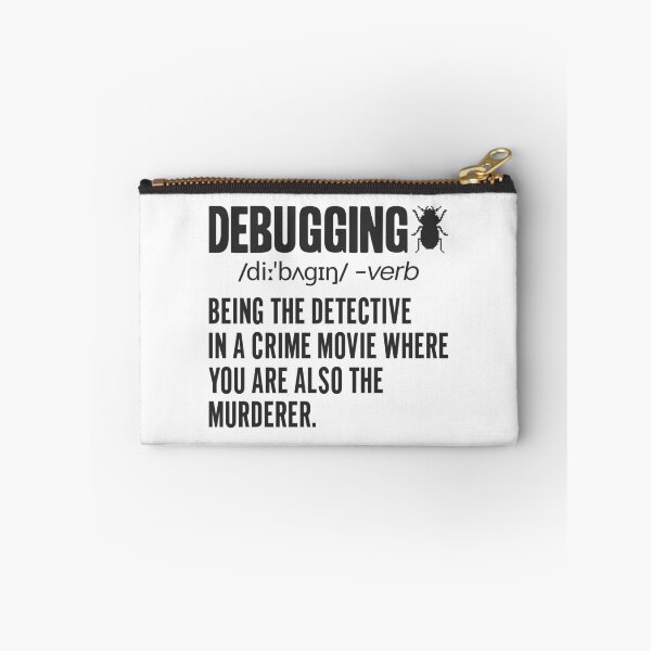 Aperçu de l'œuvre Debugging Definition - Funny Computer Programming Lover Bug Error Fixing Bugs Developer Science Programmer Saying Coding Joke Debugger Quote créée et vendue par TalentGenius.